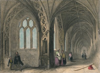 Cathédrale de Worcester. Les Cloîtres, 1836 - Henry Winkles