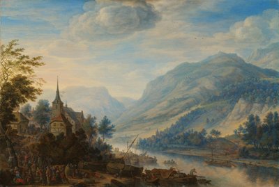 Vue du Rhin près de Reineck - Herman Saftleven