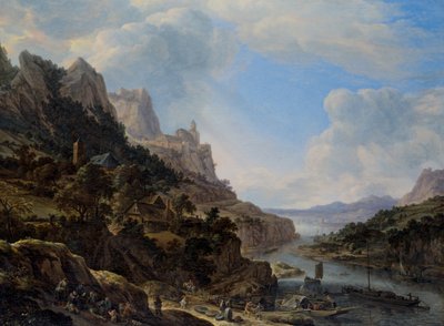 Paysage avec le Rhin - Herman the Younger Saftleven