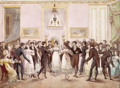 Bal de société - Hippolyte Lecomte