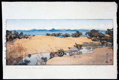 Jardin près du lac Biwa - Hiroshi Yoshida