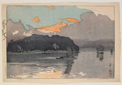 Rivière Tone - Jour, époque Taisho - Hiroshi Yoshida