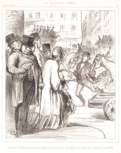 Le nouveau Paris - Honoré Daumier