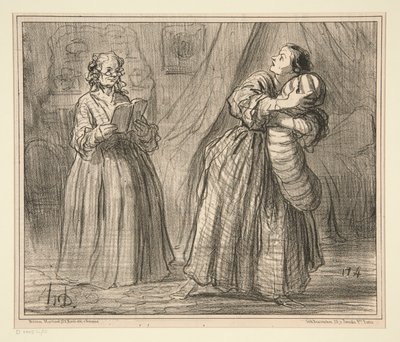 Répétition de - Honoré Daumier