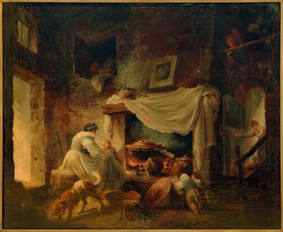 Cuisine italienne - Hubert Robert