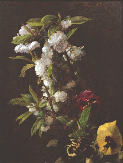 Fleurs, 1876 - Ignace Henri Jean Fantin Latour