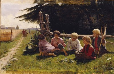 Enfants en embuscade - Illarion Mikhailovich Pryanishnikov