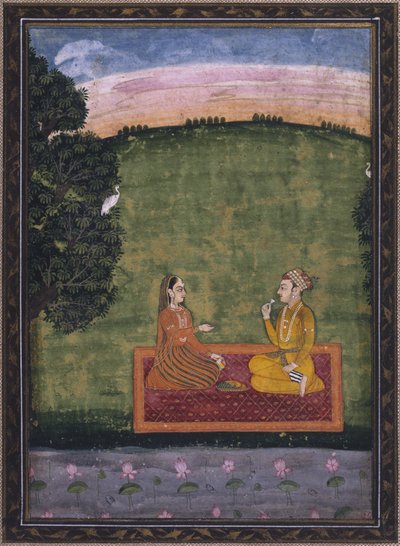 Couple dans un paysage - Indian School