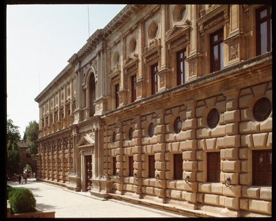 Vue du Palais de Charles V - Islamic School