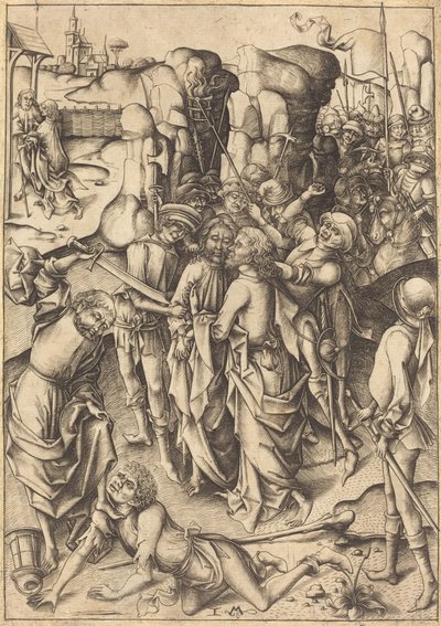 La trahison, vers 1480 - Israhel van Meckenem