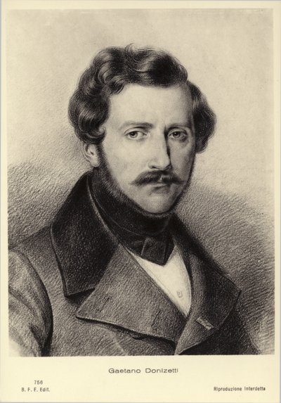 Gaetano Donizetti, compositeur italien (1797-1848) - Italian School