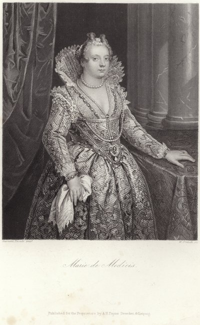 Portrait de Marie de Médicis - Italian School