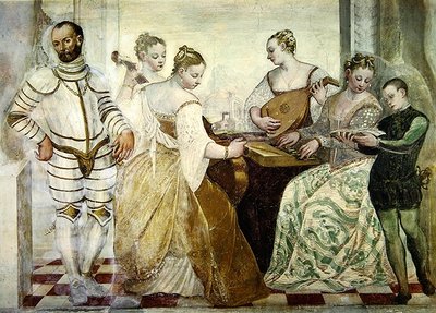 Le Concert (détail), 1570 - Italian School