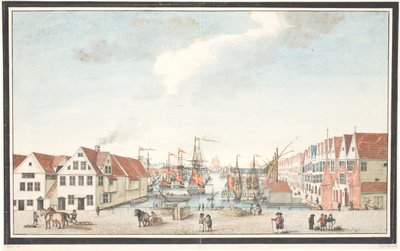 Quai à Bergen - Johan Christian Dahl