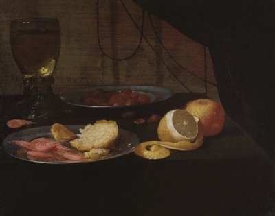 Nature morte avec citron - Jacob  Foppens van Es