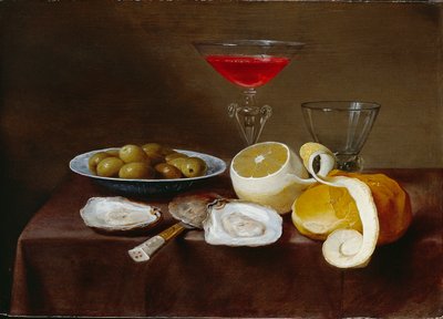 Nature morte avec huîtres - Jacob  Foppens van Es