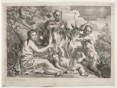 Jupiter nourri par la chèvre Almathea - Jacob Jordaens