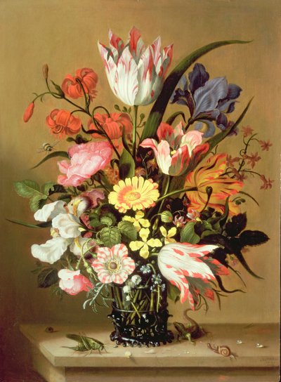 Fleurs dans un vase, 1635 - Jacob Marrel