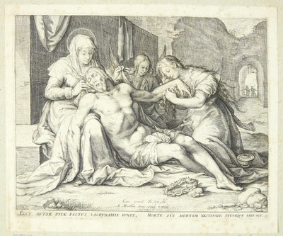 Pietà - Jacob Matham