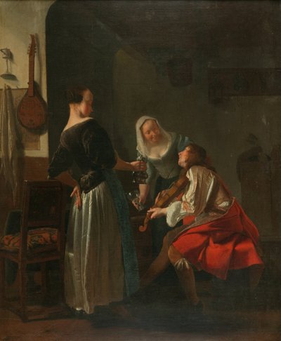 Compagnie joyeuse, c.1665 - Jacob Lucasz Ochtervelt