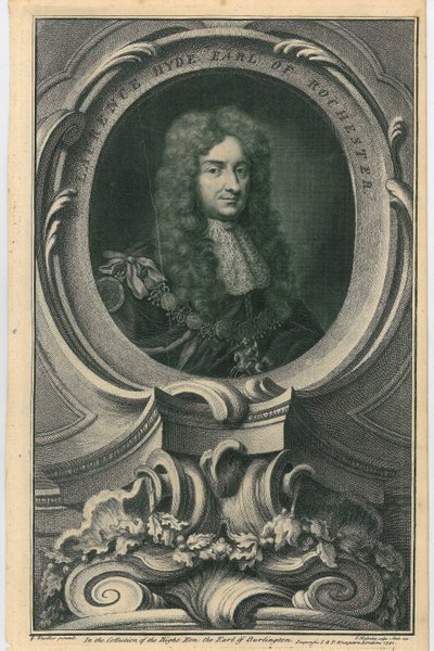 Laurence Hyde, comte de Rochester, 1741 - Jacobus Houbracken