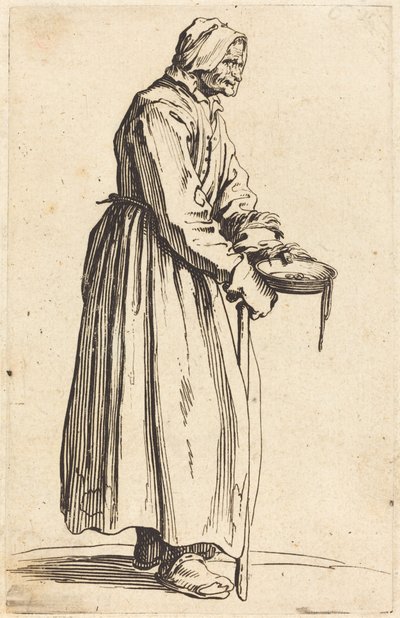 Mendiante avec poêle - Jacques Callot