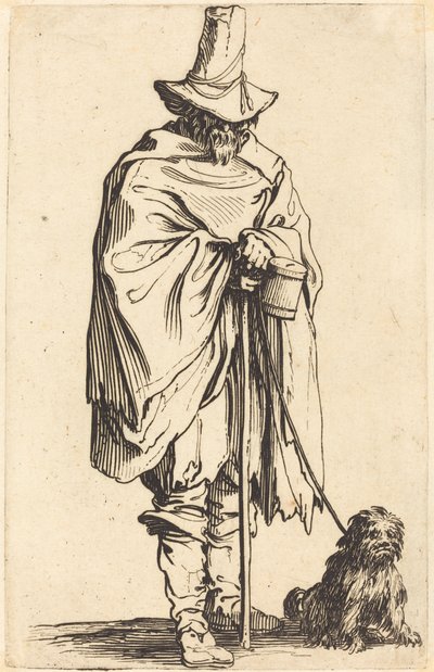 Mendiant avec chien, c.1622 - Jacques Callot