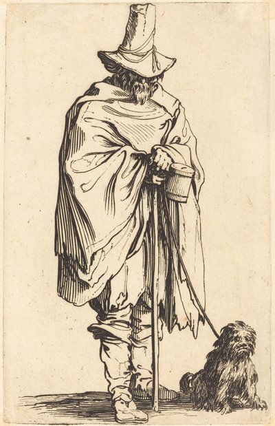 Mendiant avec chien - Jacques Callot