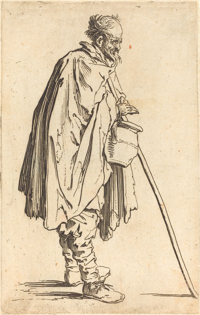 Mendiant avec pot - Jacques Callot