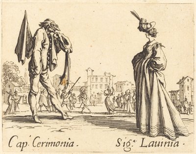 Cap. Cerimonia et Siga. Lavinia - Jacques Callot