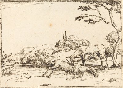 Biche Pleurant son Poulain - Jacques Callot