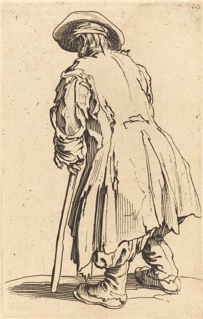 Vieux mendiant avec une béquille, c.1622 - Jacques Callot