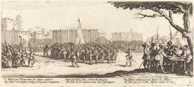 Recrutement de troupes - Jacques Callot