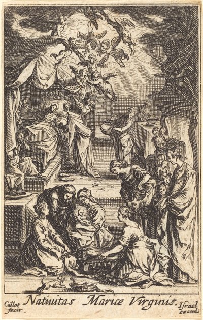 La Naissance de la Vierge - Jacques Callot