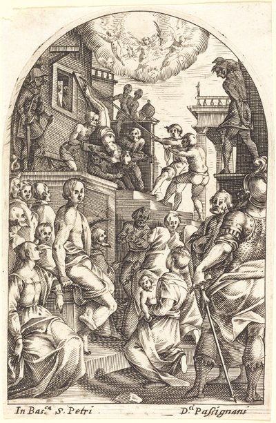 Le martyre de Saint Pierre - Jacques Callot