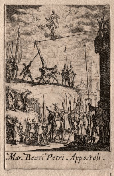 Le Martyre des Apôtres : Saint Pierre - Jacques Callot