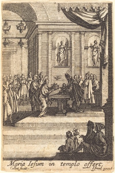 La Vierge présente Jésus au Temple - Jacques Callot