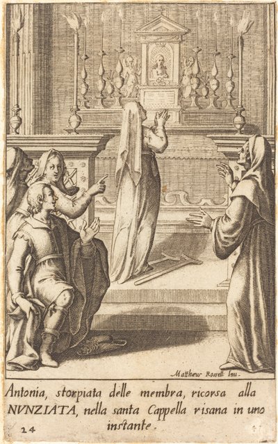 Antonia - Jacques Callot after Matteo Rosselli