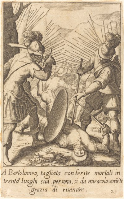 Bartolomeo - Jacques Callot after Matteo Rosselli