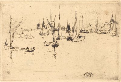 Bateaux, Dordrecht, 1884 - James Abbott McNeill Whistler