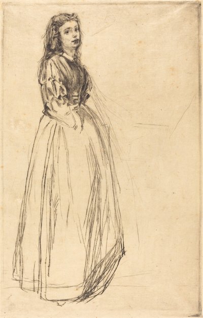 Fumette, debout, 1859 - James Abbott McNeill Whistler