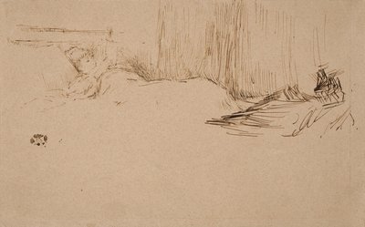 Fille lisant au lit, vers 1882 - James Abbott McNeill Whistler