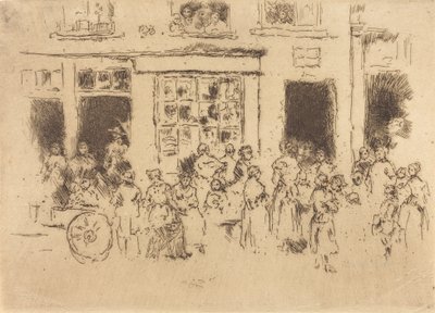 Rue Haute, Bruxelles, 1887 - James Abbott McNeill Whistler