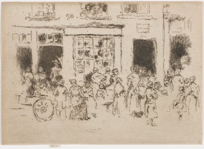 Rue Haute, Bruxelles - James Abbott McNeill Whistler