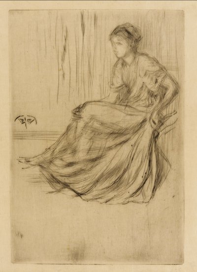 Modèle assis, 1873 - James Abbott McNeill Whistler