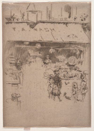 Le magasin de fruits de Nash - James Abbott McNeill Whistler