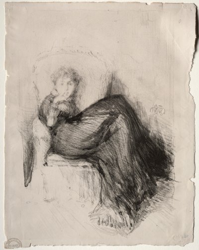 Étude - Maude assise, 1878 - James Abbott McNeill Whistler