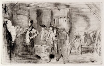 La Forge - James Abbott McNeill Whistler