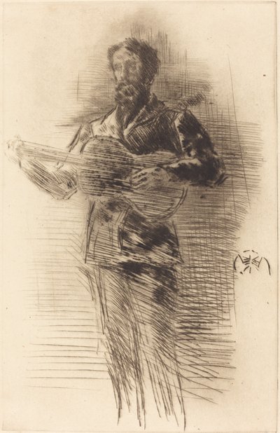 Le Joueur de guitare - James Abbott McNeill Whistler