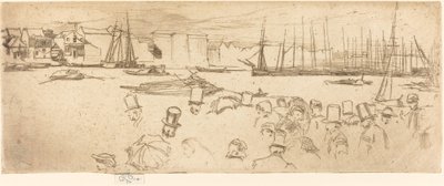 Le Bateau à un sou, 1859 - James Abbott McNeill Whistler